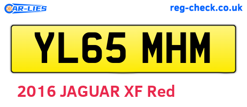 YL65MHM are the vehicle registration plates.