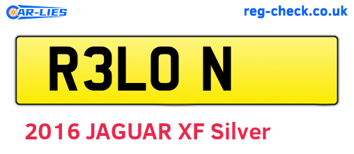 R3LON are the vehicle registration plates.