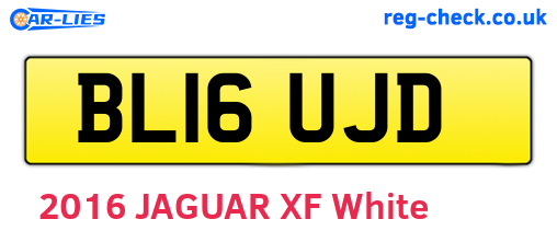 BL16UJD are the vehicle registration plates.