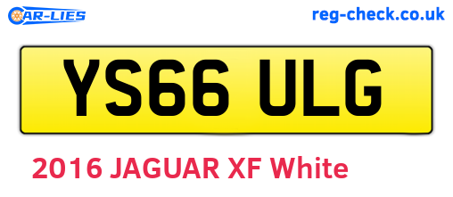 YS66ULG are the vehicle registration plates.