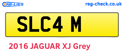 SLC4M are the vehicle registration plates.