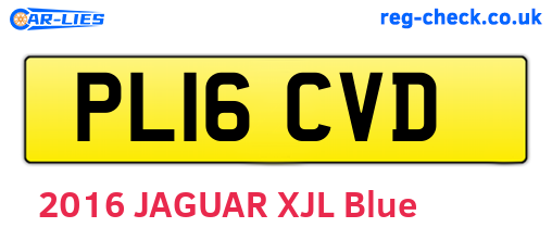 PL16CVD are the vehicle registration plates.