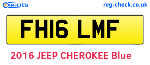 FH16LMF are the vehicle registration plates.