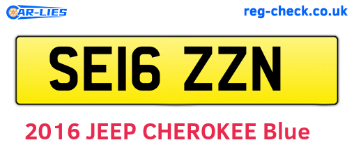 SE16ZZN are the vehicle registration plates.