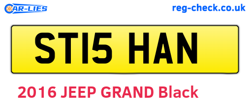 ST15HAN are the vehicle registration plates.