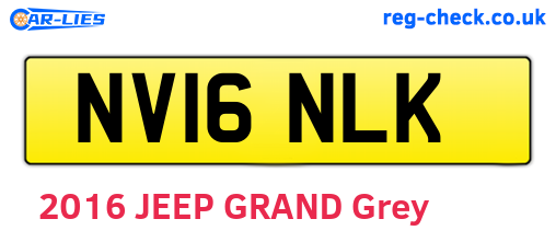 NV16NLK are the vehicle registration plates.