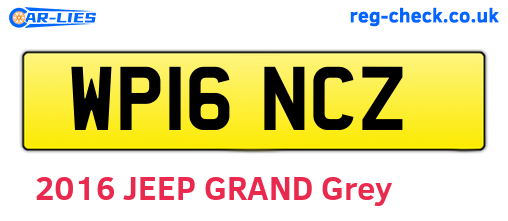 WP16NCZ are the vehicle registration plates.