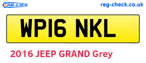 WP16NKL are the vehicle registration plates.