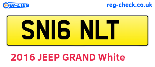 SN16NLT are the vehicle registration plates.