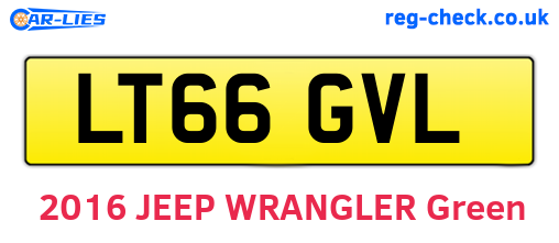 LT66GVL are the vehicle registration plates.