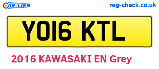 YO16KTL are the vehicle registration plates.