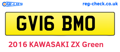 GV16BMO are the vehicle registration plates.