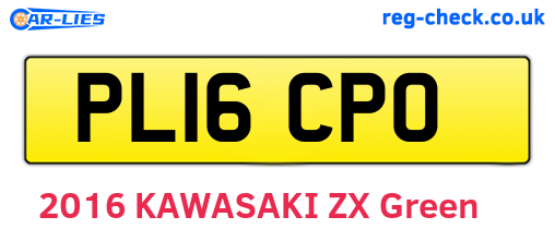 PL16CPO are the vehicle registration plates.