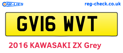 GV16WVT are the vehicle registration plates.