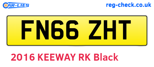 FN66ZHT are the vehicle registration plates.