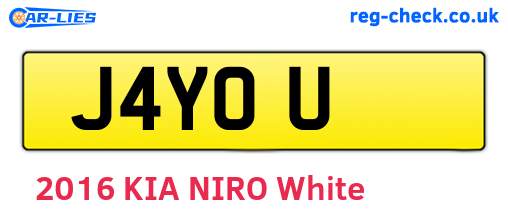 J4YOU are the vehicle registration plates.