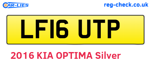 LF16UTP are the vehicle registration plates.