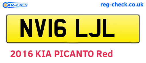 NV16LJL are the vehicle registration plates.