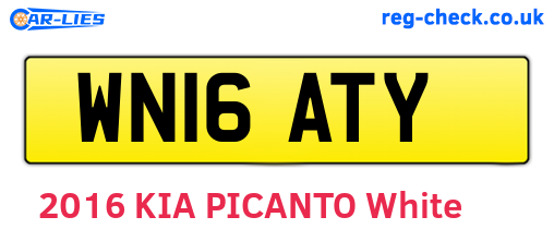 WN16ATY are the vehicle registration plates.