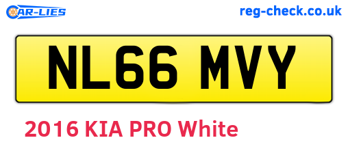 NL66MVY are the vehicle registration plates.