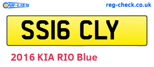SS16CLY are the vehicle registration plates.