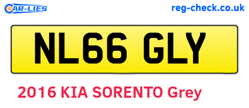 NL66GLY are the vehicle registration plates.
