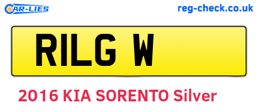 R1LGW are the vehicle registration plates.