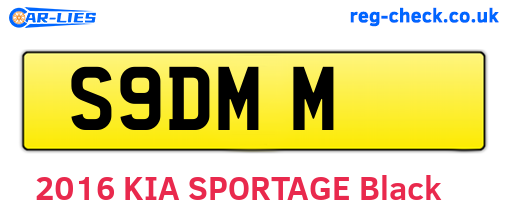 S9DMM are the vehicle registration plates.