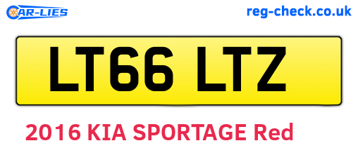 LT66LTZ are the vehicle registration plates.