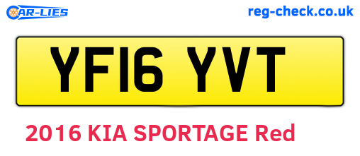 YF16YVT are the vehicle registration plates.