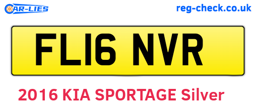 FL16NVR are the vehicle registration plates.