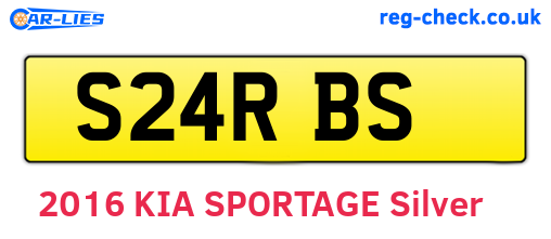 S24RBS are the vehicle registration plates.
