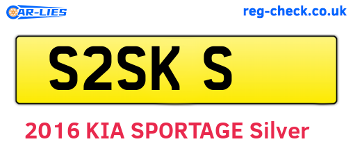S2SKS are the vehicle registration plates.