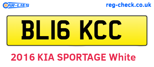 BL16KCC are the vehicle registration plates.