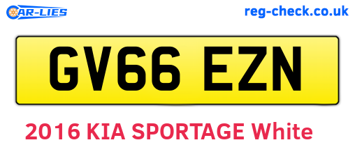 GV66EZN are the vehicle registration plates.