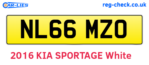 NL66MZO are the vehicle registration plates.