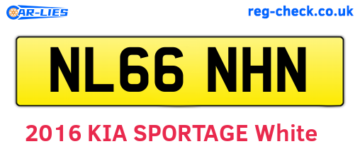 NL66NHN are the vehicle registration plates.