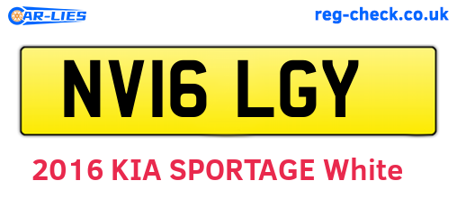 NV16LGY are the vehicle registration plates.
