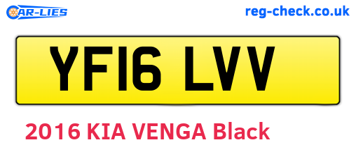 YF16LVV are the vehicle registration plates.