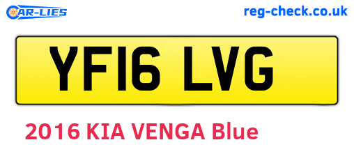 YF16LVG are the vehicle registration plates.