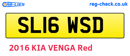 SL16WSD are the vehicle registration plates.