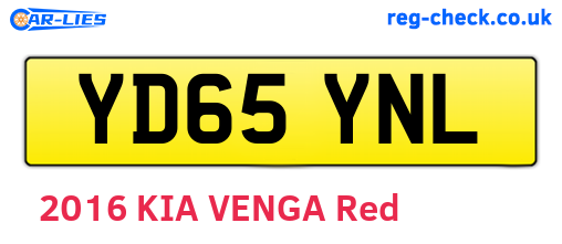 YD65YNL are the vehicle registration plates.