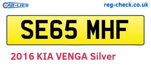 SE65MHF are the vehicle registration plates.