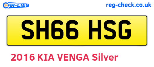 SH66HSG are the vehicle registration plates.