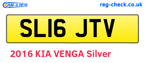 SL16JTV are the vehicle registration plates.