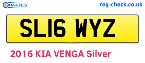 SL16WYZ are the vehicle registration plates.