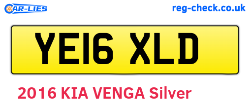 YE16XLD are the vehicle registration plates.