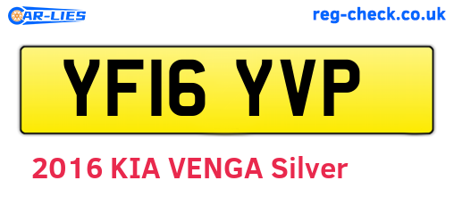 YF16YVP are the vehicle registration plates.