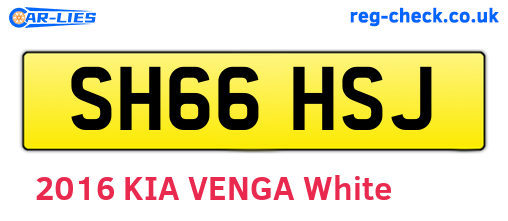 SH66HSJ are the vehicle registration plates.