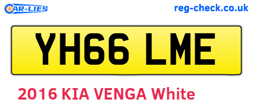 YH66LME are the vehicle registration plates.